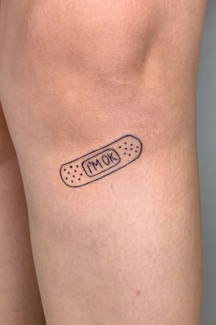 반창고 타투 im ok