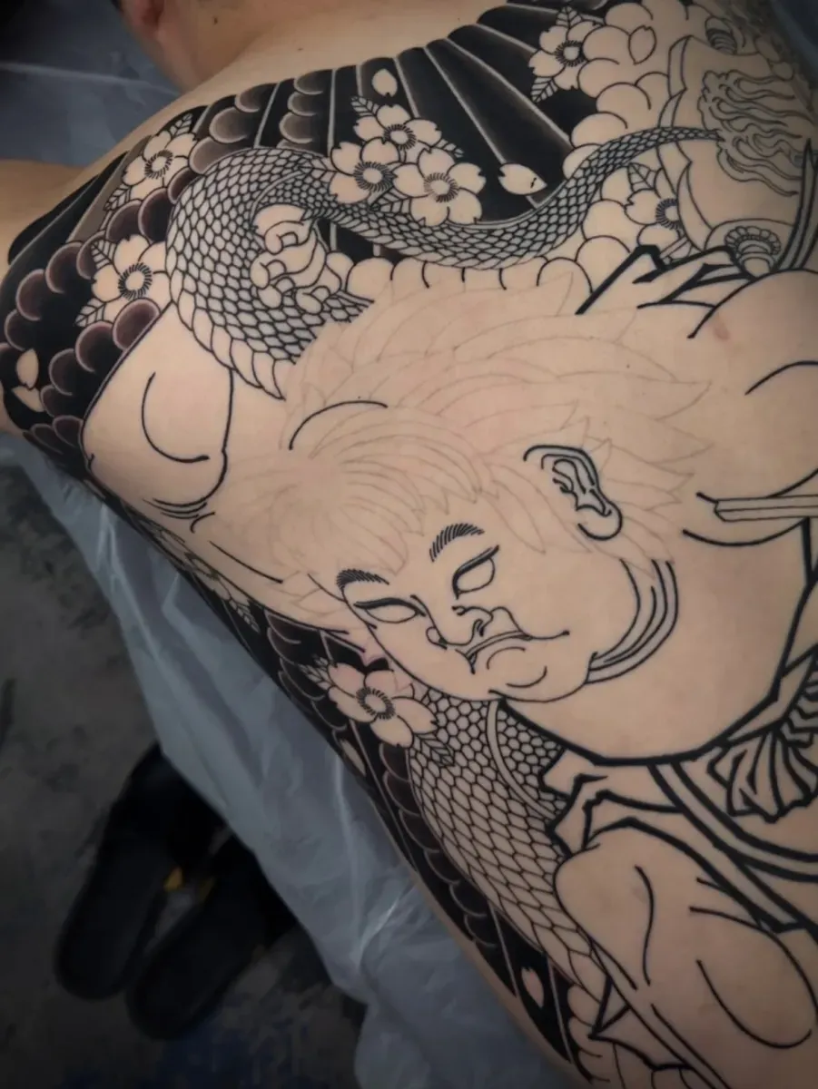 타샵라인 명암작업 - 1