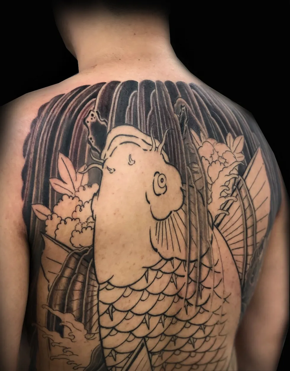 노잔디 타투 - 등판 이레즈미 - 1