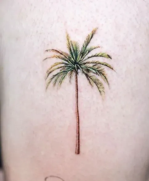 야자수 타투 - 1