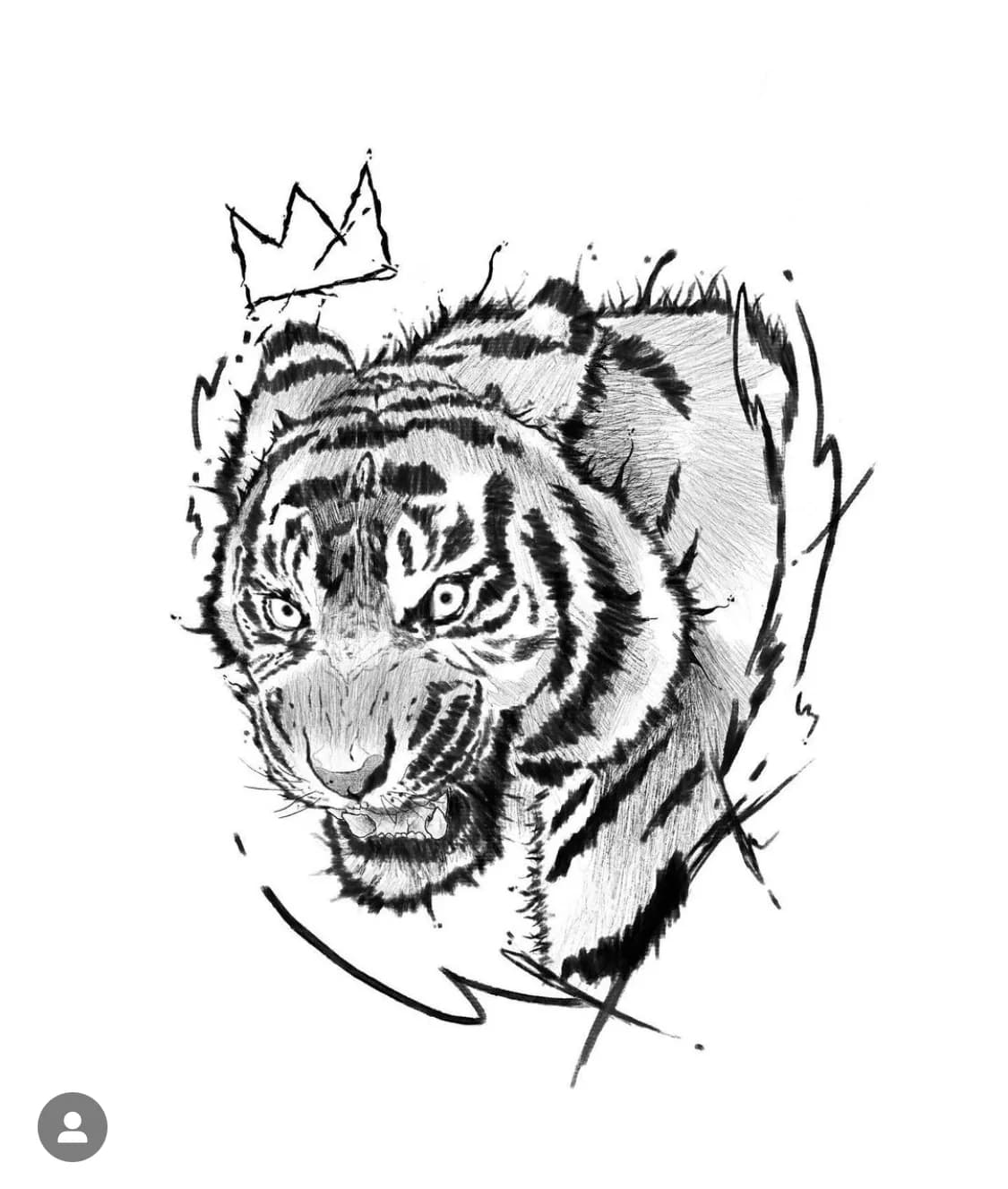호랑이+바스키아 왕관