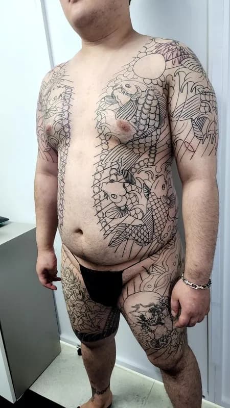 대구무네와리, 대구이레즈미, 대구타투, 대구타투유애, 대구커버업타투잘하는곳 - 1