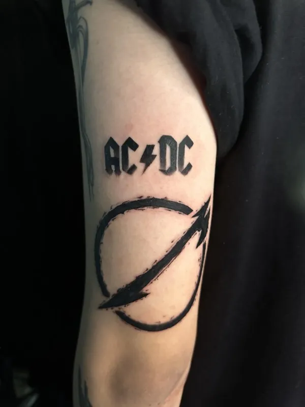 락밴드 심볼 (블랙워크)