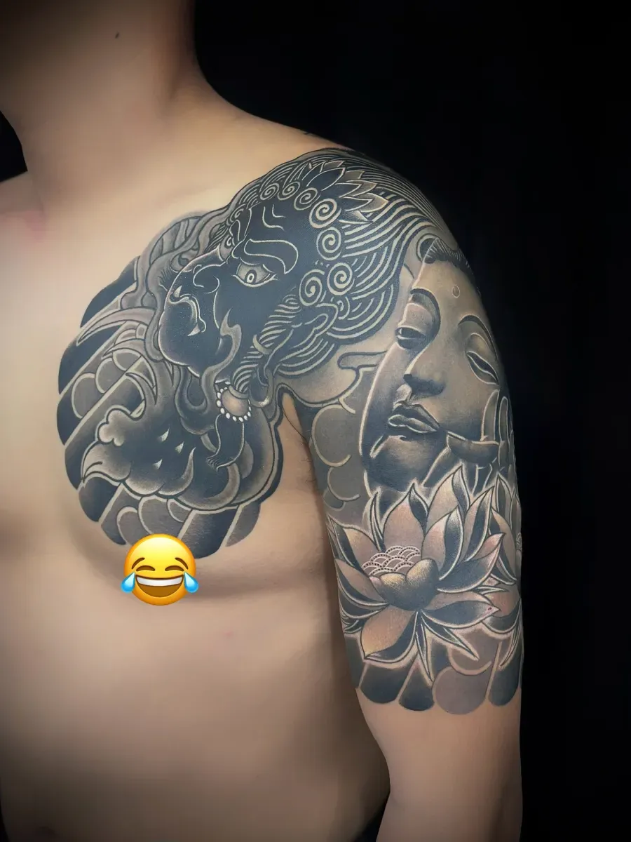 가슴반팔+만다라