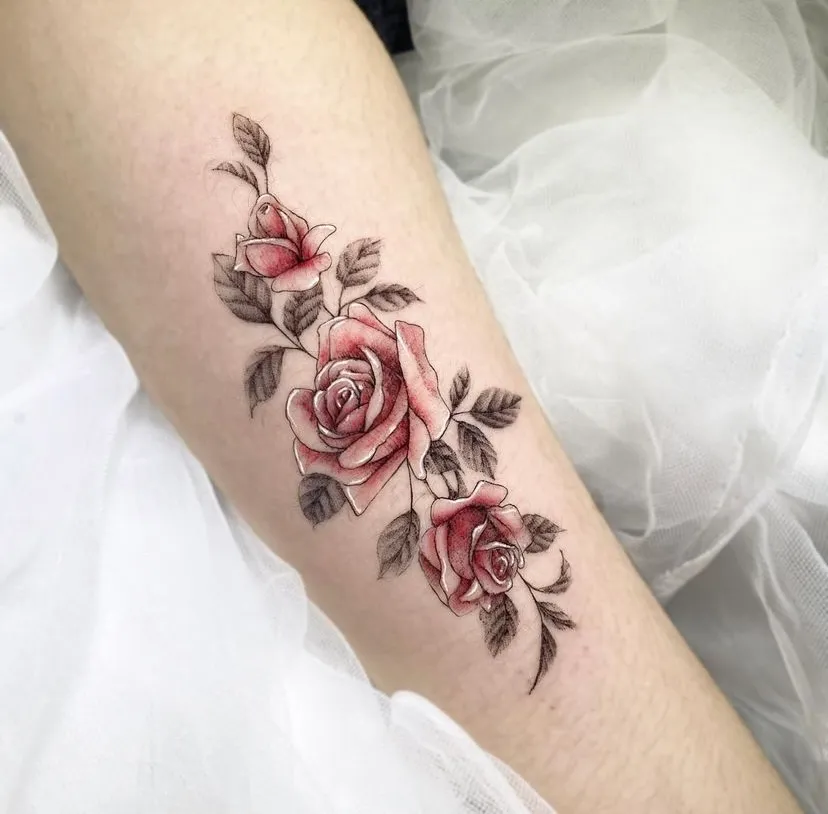 부산타투 서면타투 꽃타투 감성타투 - 1