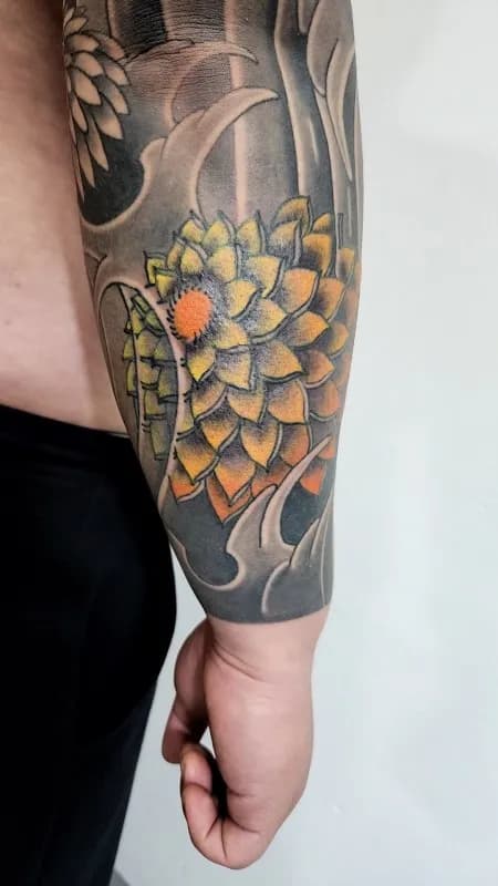 가슴긴팔진행중, 대구타투, 대구이레즈미, 대구타투잘하는곳, 대구이레즈미잘하는곳, 대구가슴긴팔타투 - 1