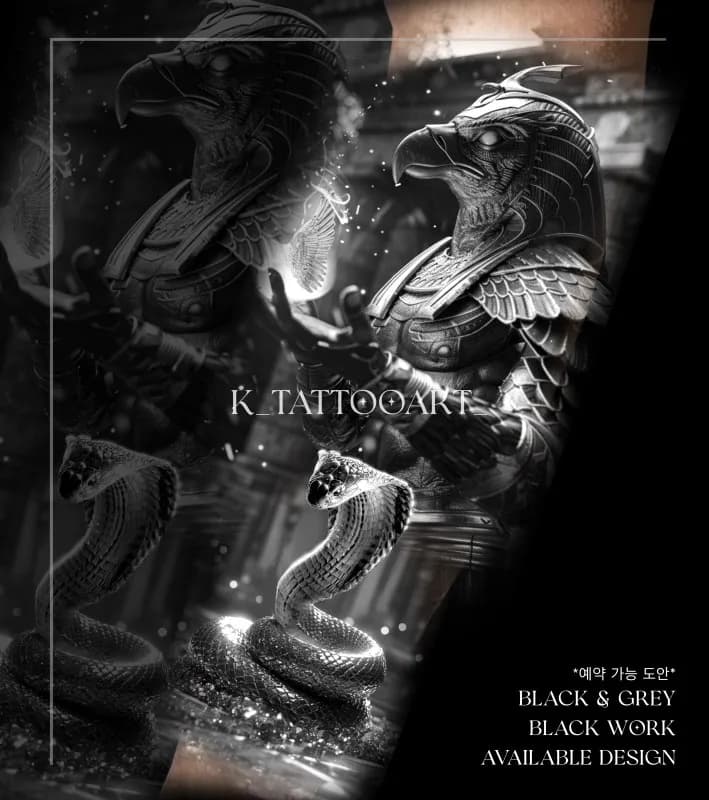 포트폴리오 타투 도안 - 1