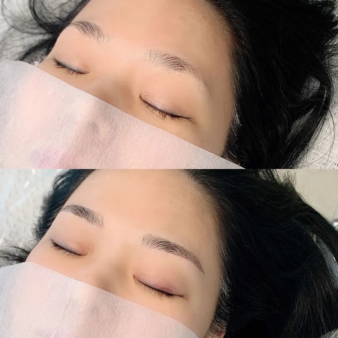 없는 눈썹 만들어주기