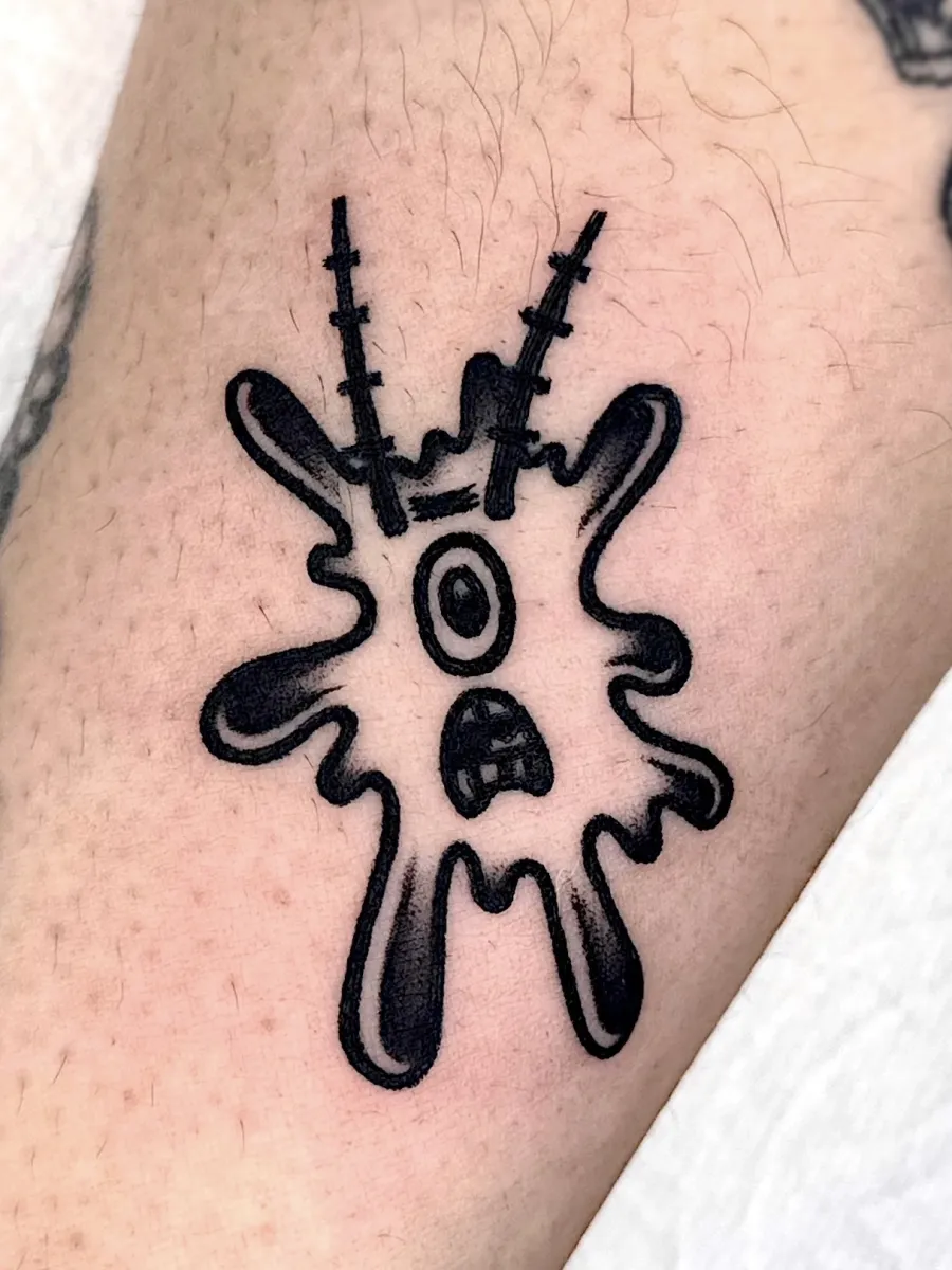 올드스쿨 블랙스쿨 캐릭터타투 - 1