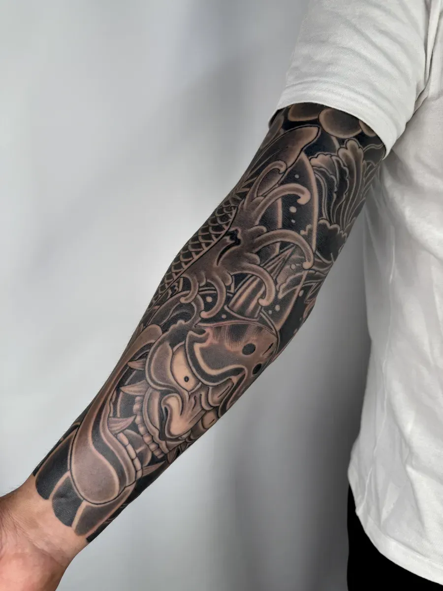 이레즈미 긴팔타투 한냐타투 부천타투 인천타투 제로타투 - 1