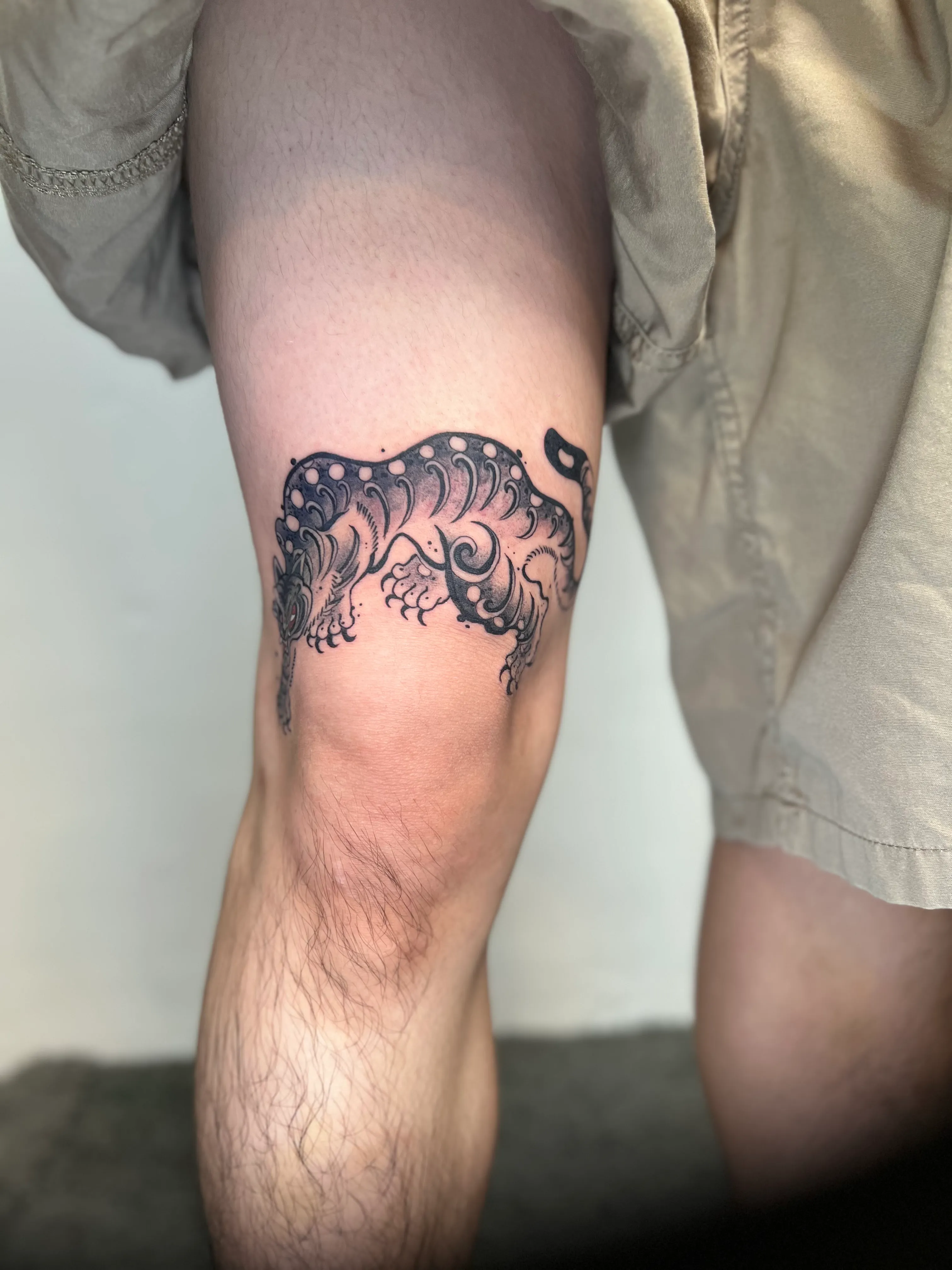 묘당, 무릎 위 호랑이 한마리