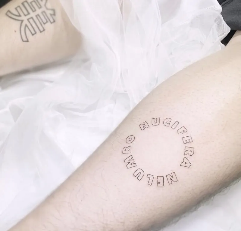 부산타투 서면타투 레터링타투 미니타투