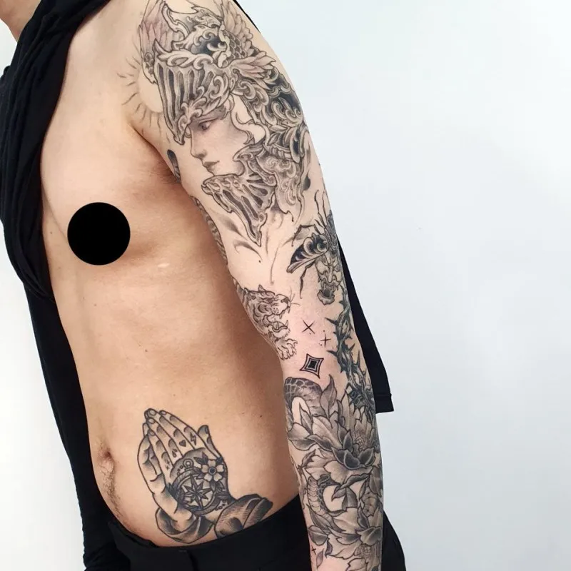 블랙워크 긴팔 - 1