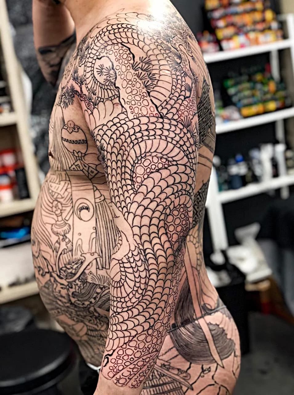 노잔디 타투 - 전신 이레즈미 - 1