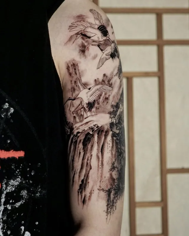 호랑이와 두루미