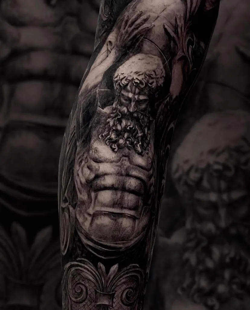 부산타투 서면타투 다리타투 블랙엔그레이 - 1