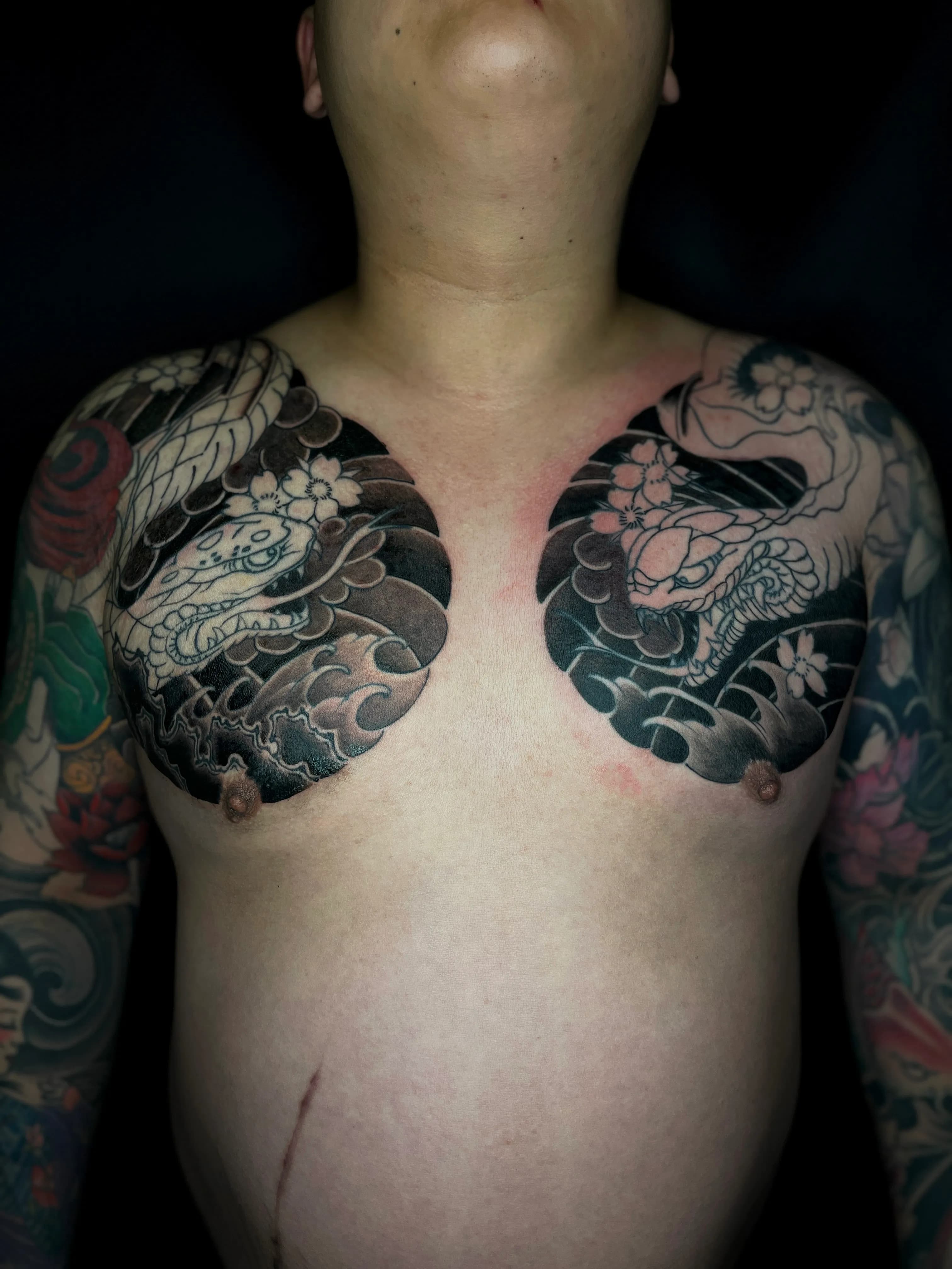 타샵라인 명암 진행중 - 1