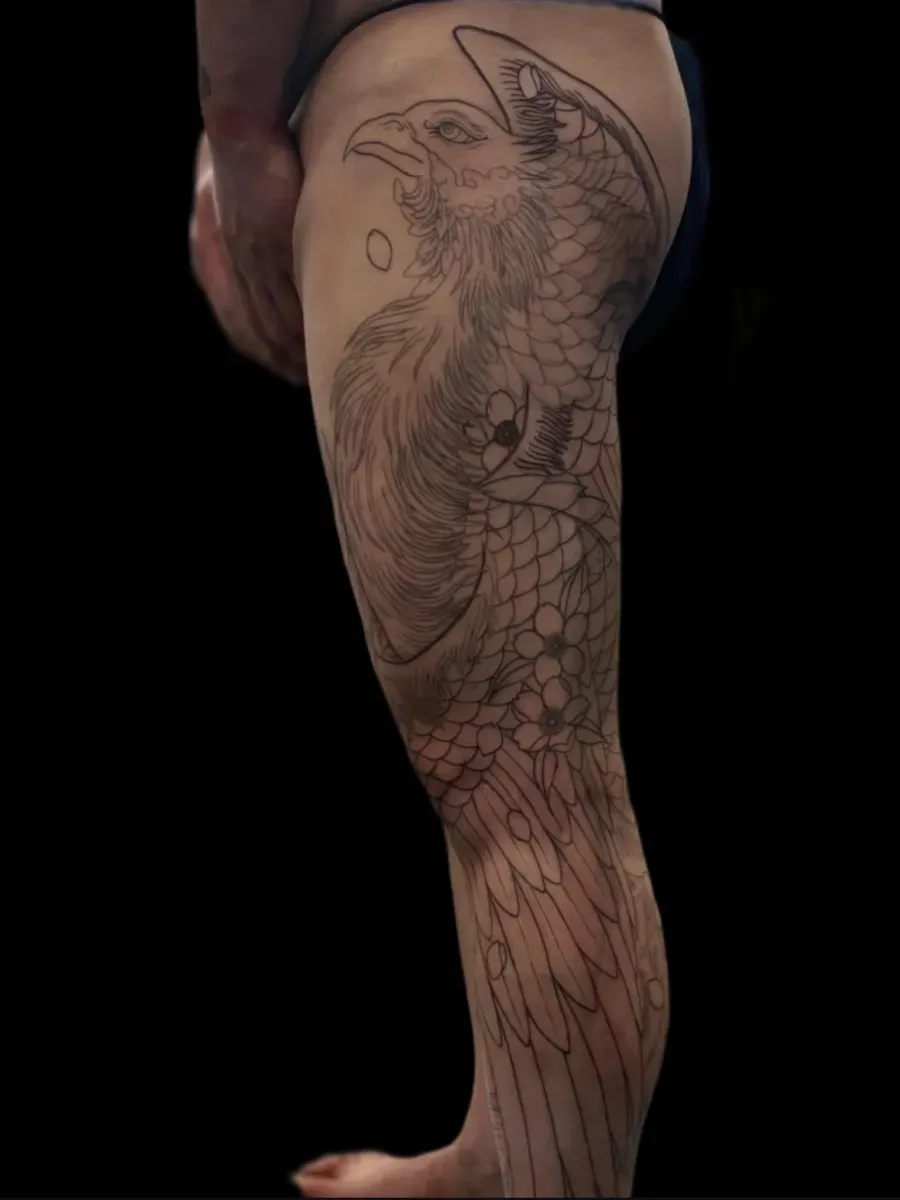 봉황 긴다리 리인작업 - 1