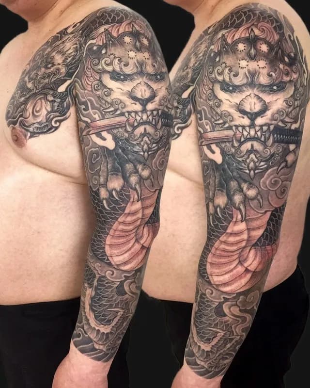 해태와 용 가슴긴팔 이레즈미 - 1