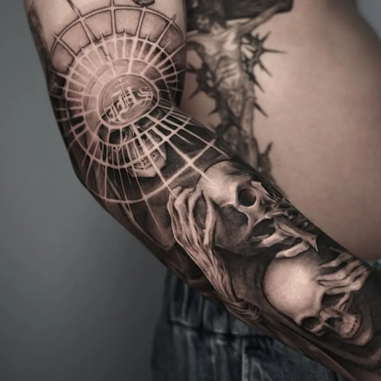 ⚡️해골 커버업⚡️ - 1