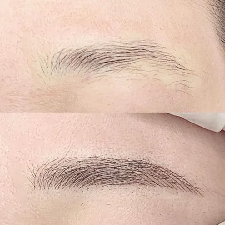 여자자연눈썹/엠보눈썹/눈썹문신