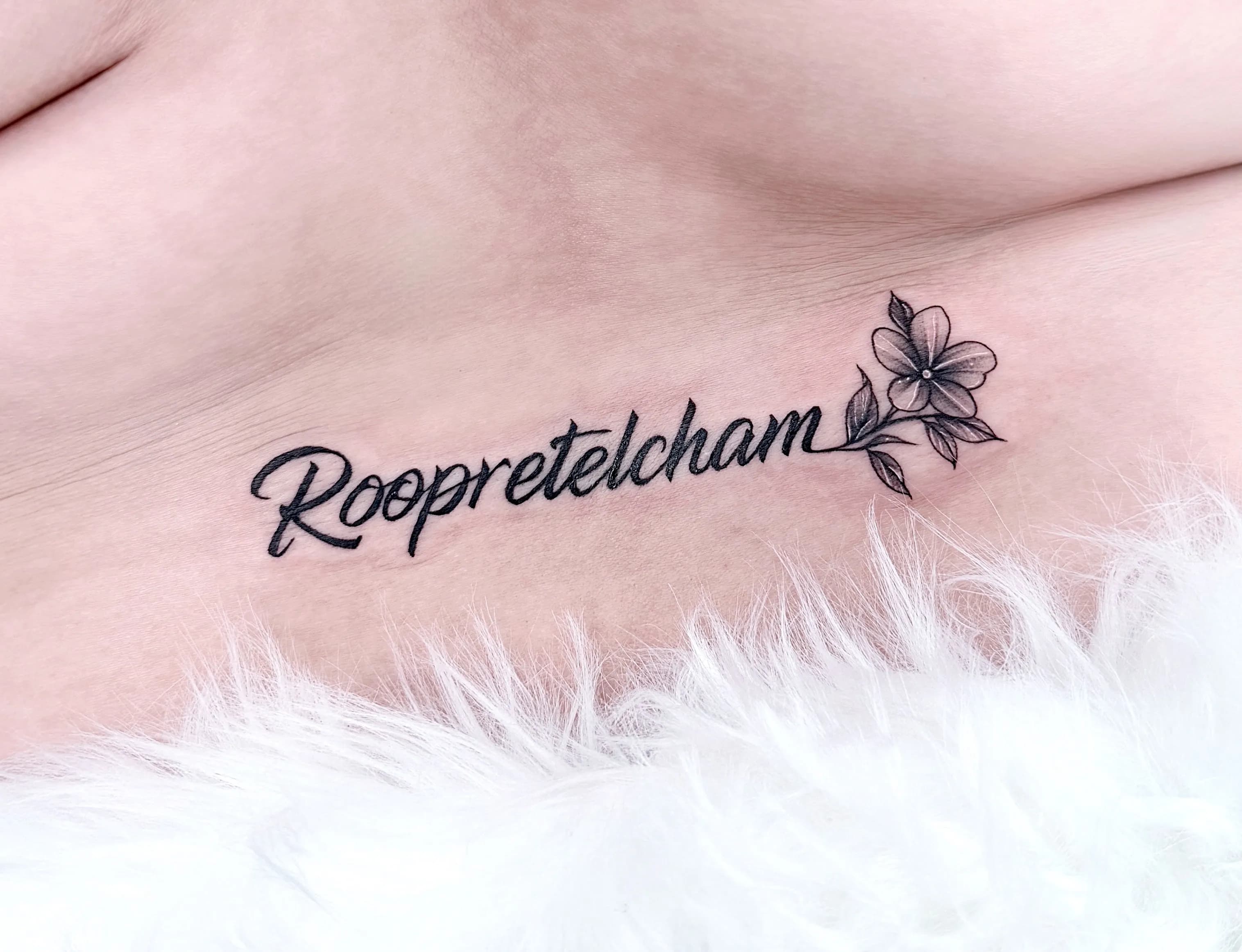 인천타투 주안타투 레터링타투 꽃타투 루프리텔캄타투