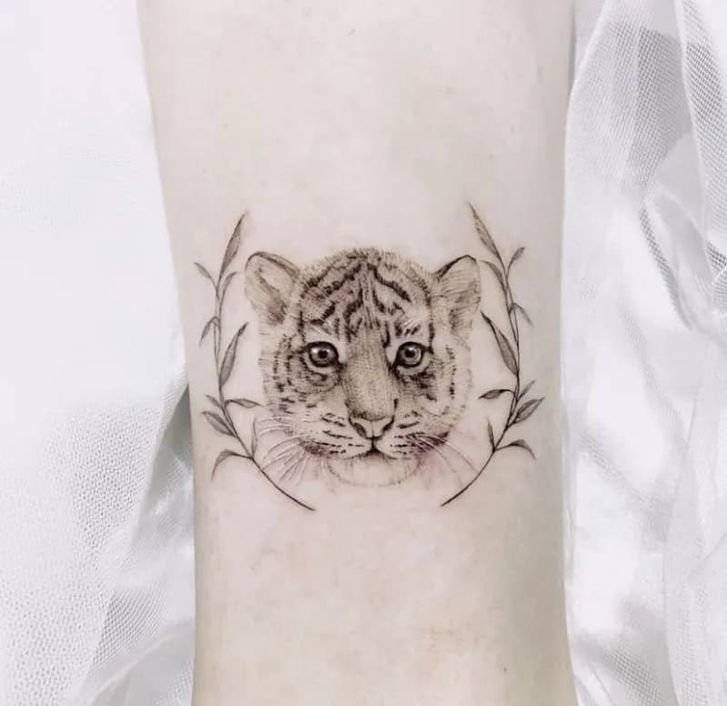 부산타투 서면타투 호랑이타투 감성타투