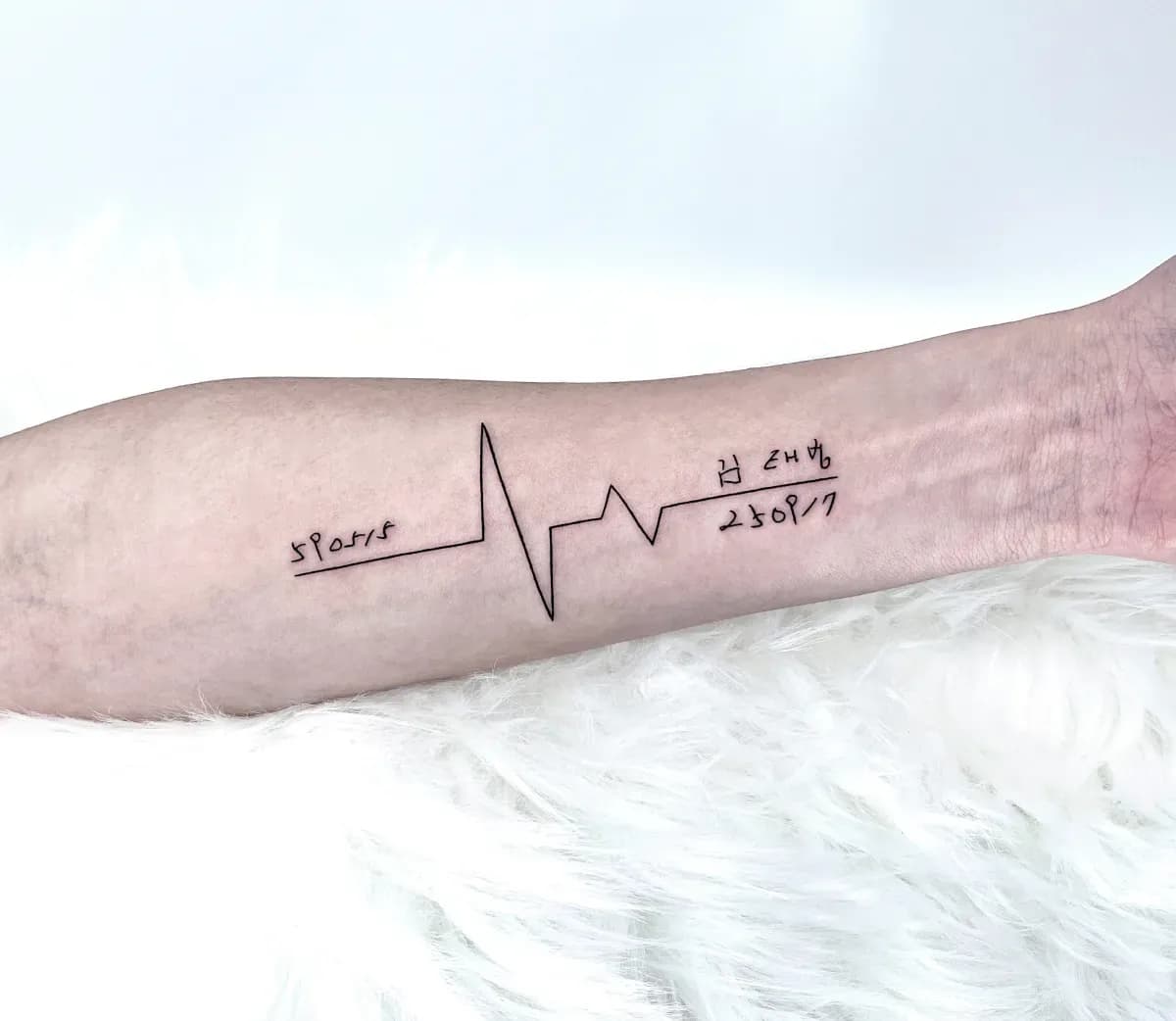 인천타투 주안타투 기일타투 심박수타투 레터링타투