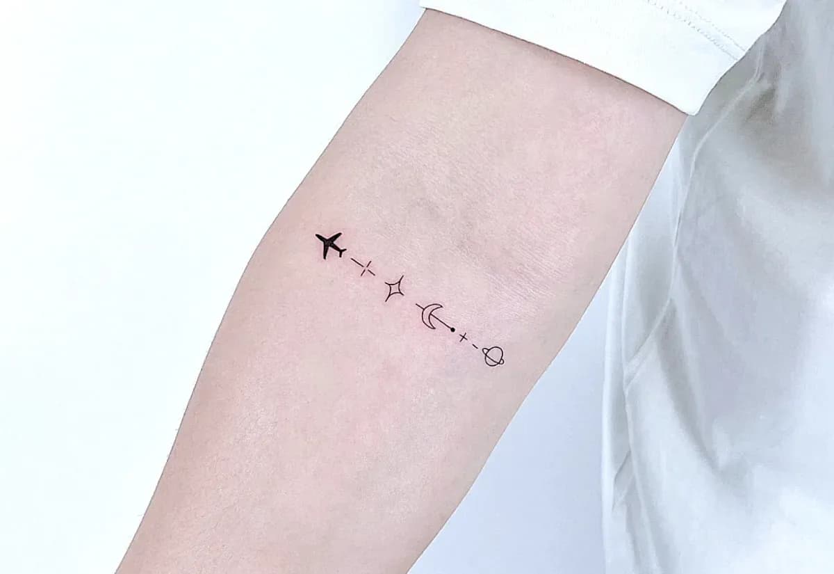 인천타투 주안타투 달타투 별타투 비행기타투 - 1