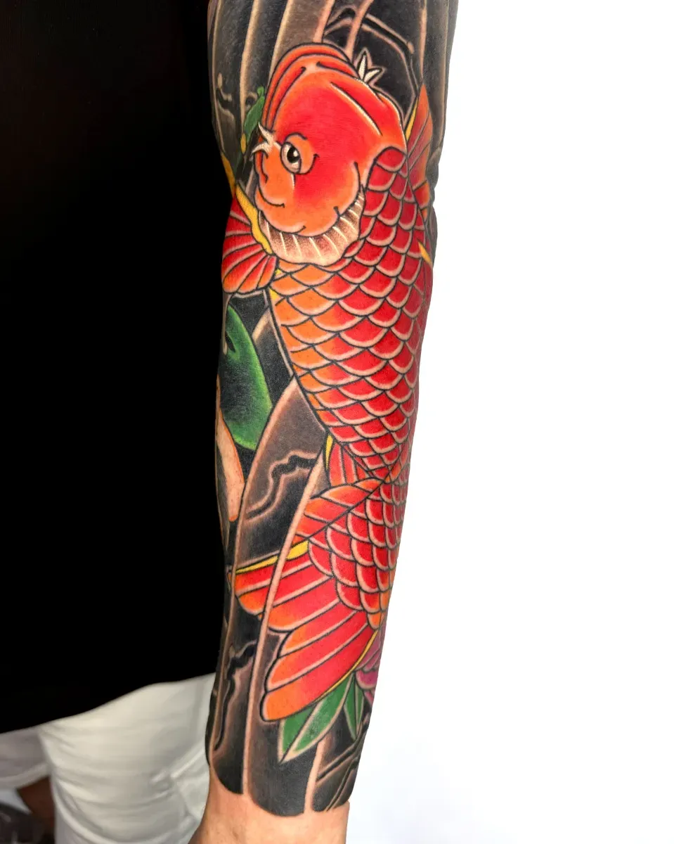 이레즈미 긴팔연장 잉어타투 긴팔타투 부천타투 인천타투 제로타투 - 1