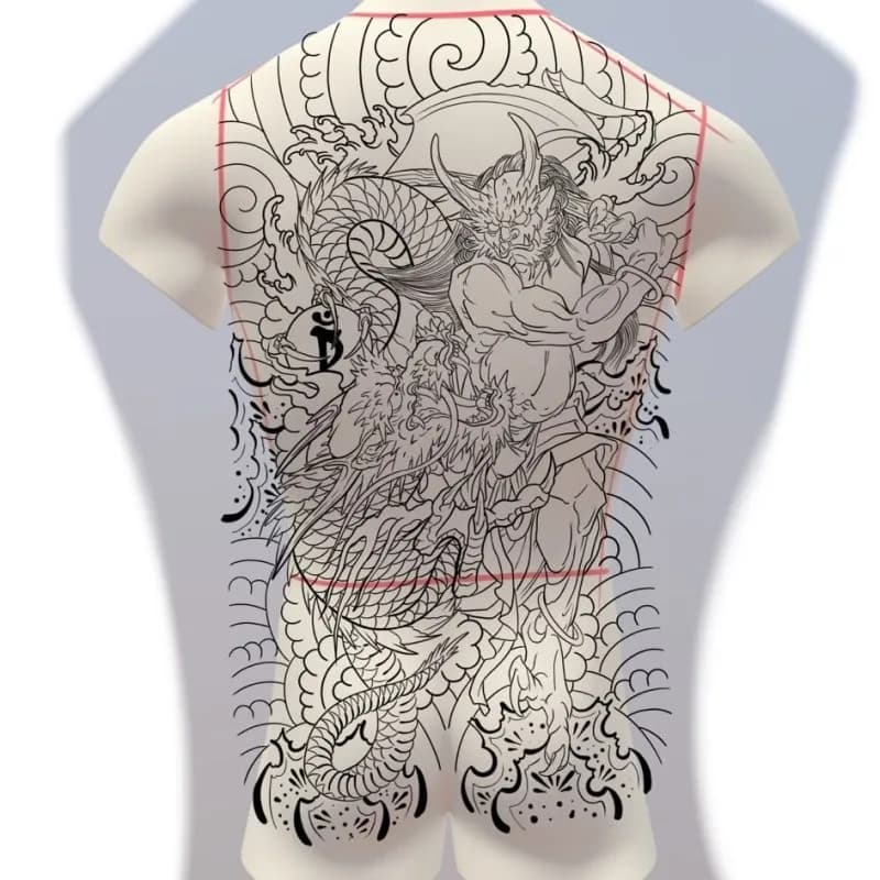 한야와 용 이레즈미 등덩이