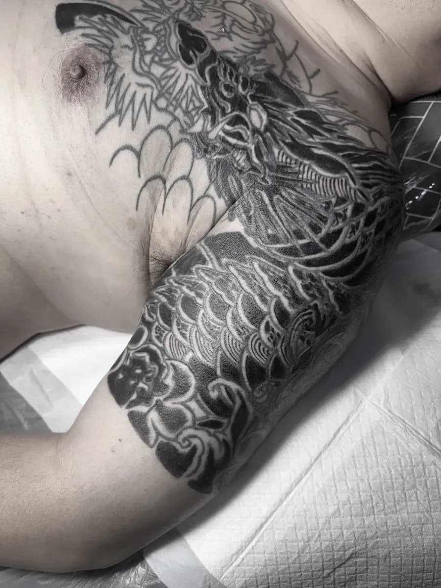 가슴 반팔 패킹 2회차