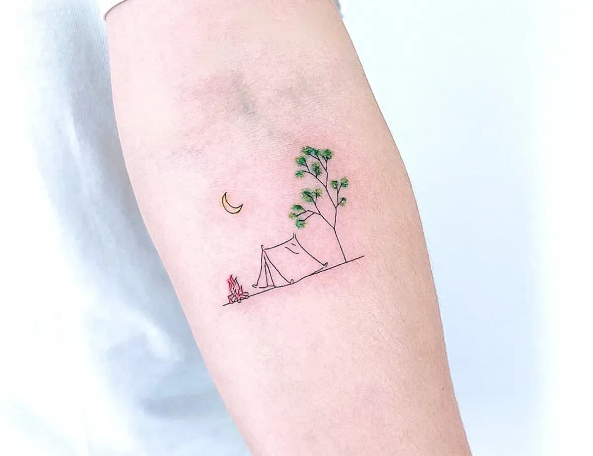 인천타투 주안타투 캠핑타투 나무타투 달타투 - 1