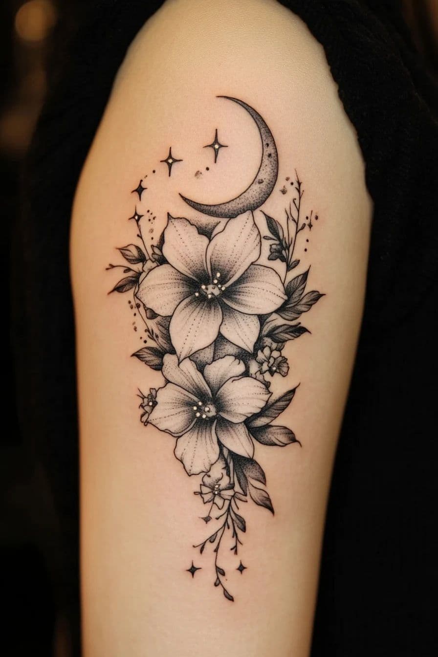 어색했던 부분을 정리해 새로운 디자인을 한 타투