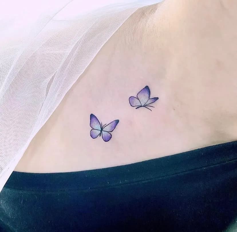 부산타투 서면타투 미니타투 감성타투 나비타투 - 1