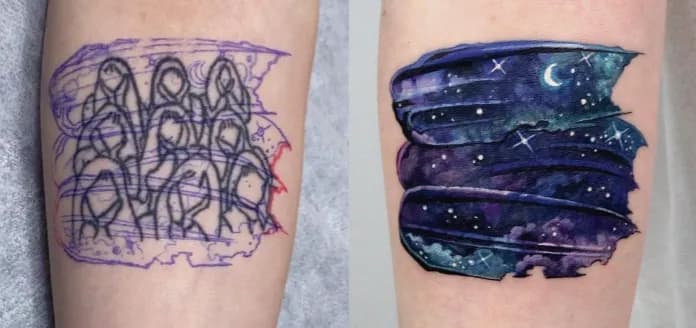 망하고 흐릿해진 의미없는 타투를 살리는 최고의 방법은??