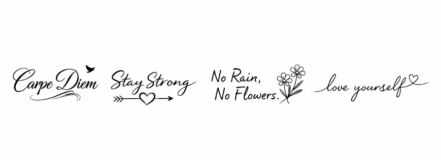 생애 첫 타투, 실패 없는 입문용 BEST